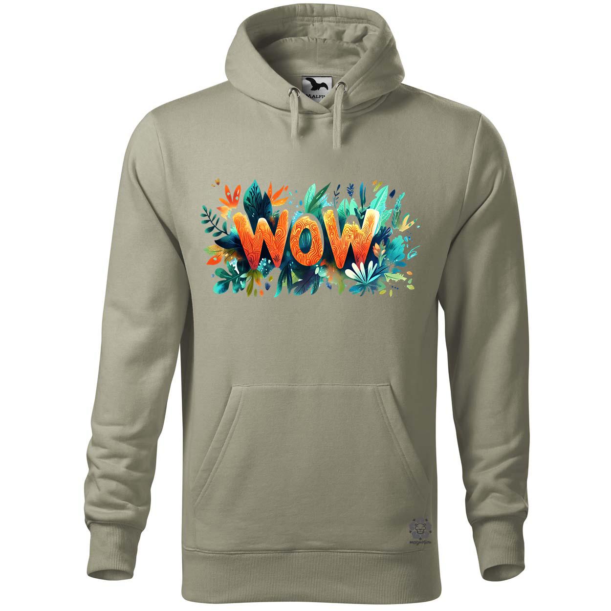 WOW felirat v1 egyedi  pulóver 