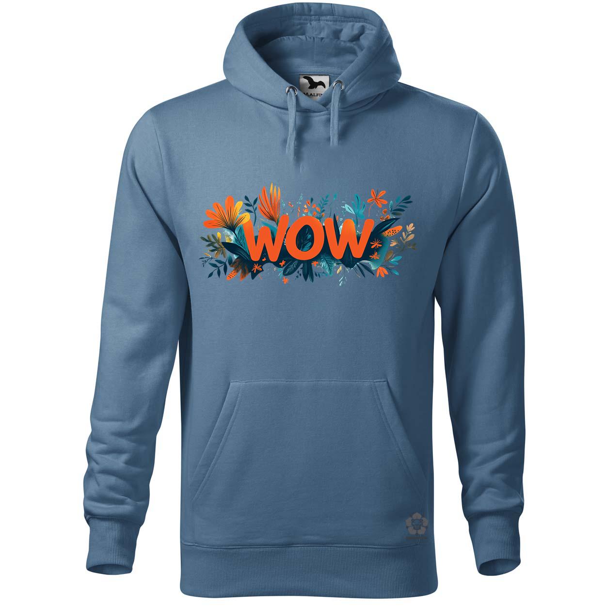 WOW felirat v2 egyedi  pulóver 