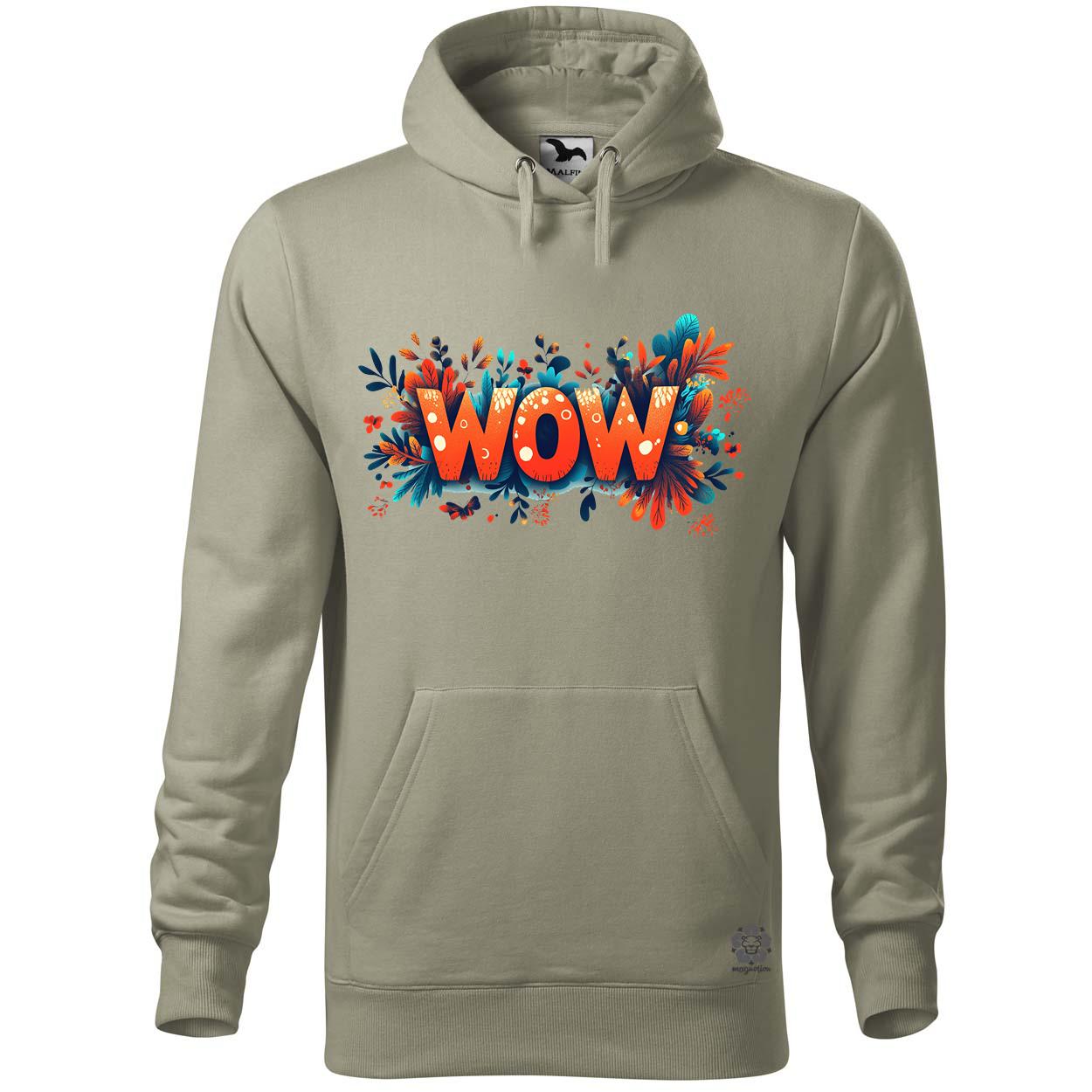 WOW felirat v4 egyedi  pulóver 