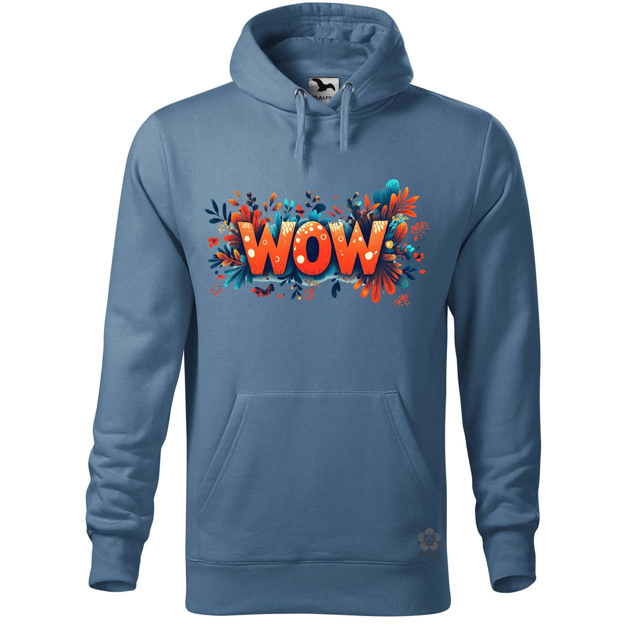 WOW felirat v4 egyedi  pulóver 
