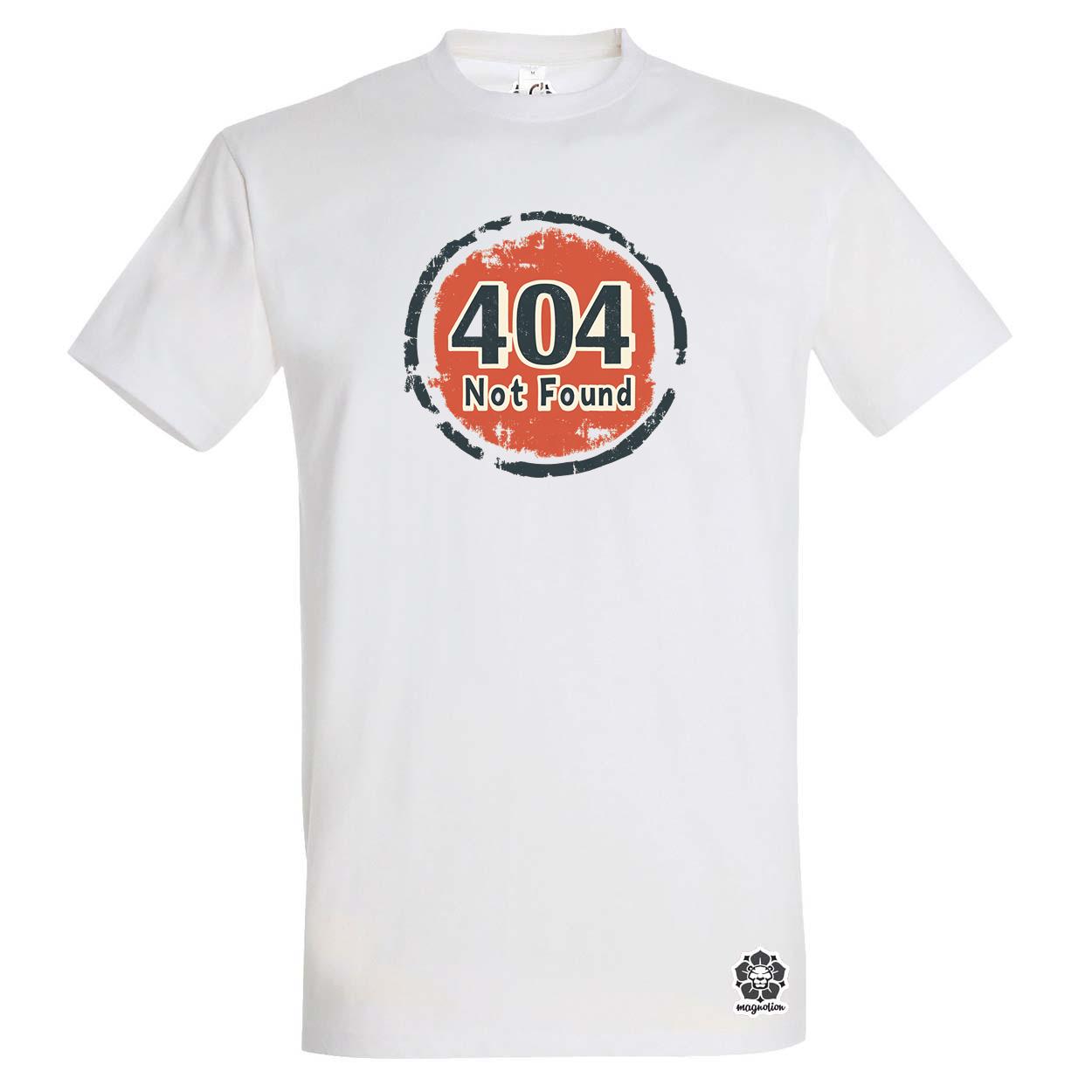 404 not found v12 egyedi póló 