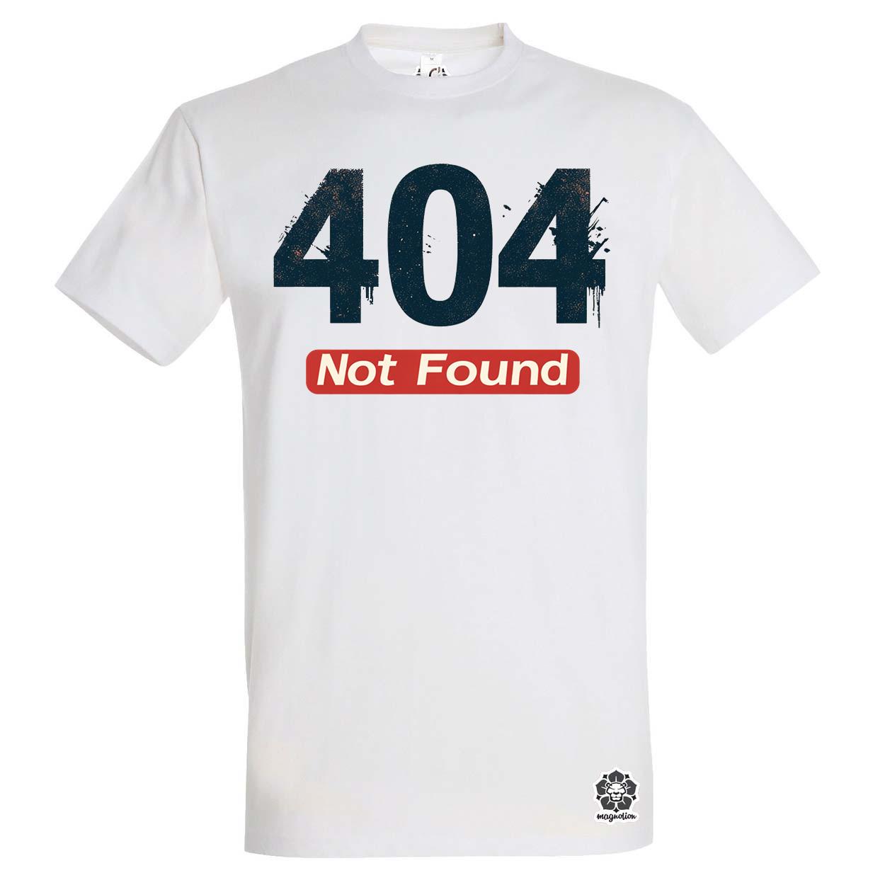 404 not found v1 egyedi póló 