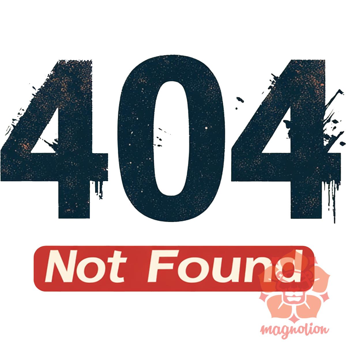 404 not found v1 egyedi póló 