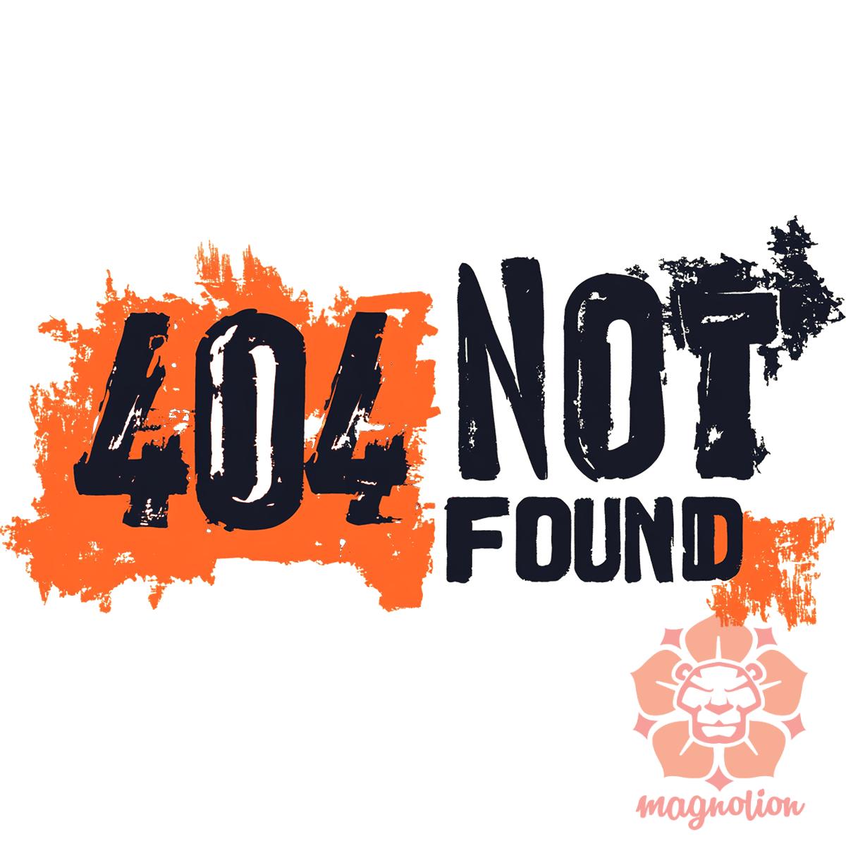 404 not found v6 egyedi póló 
