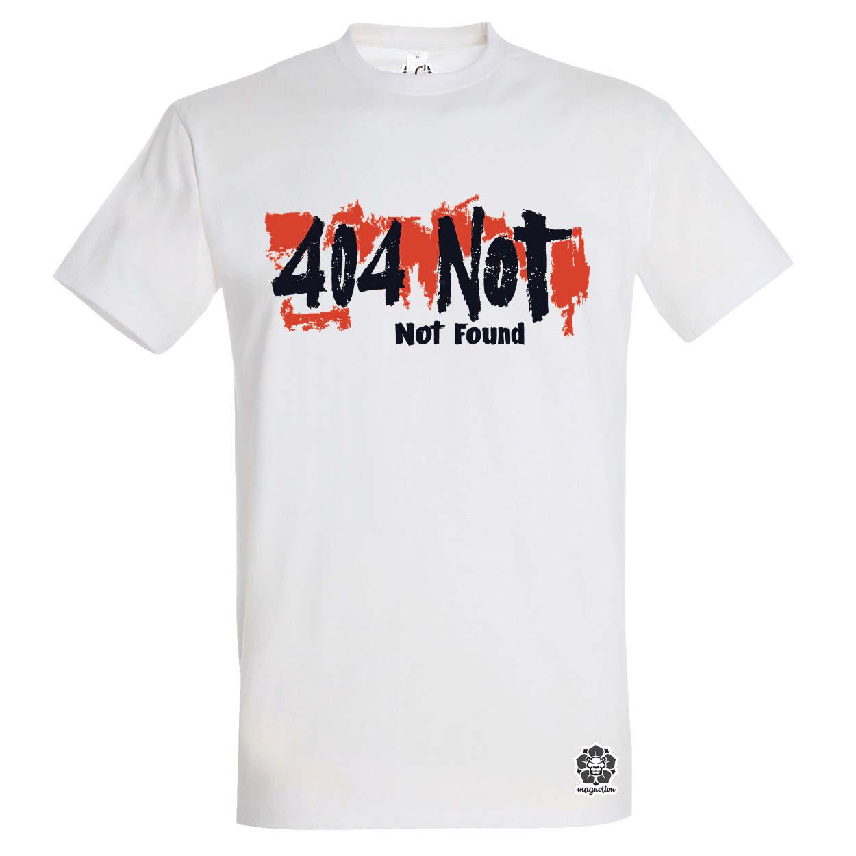404 not found v7 egyedi póló 