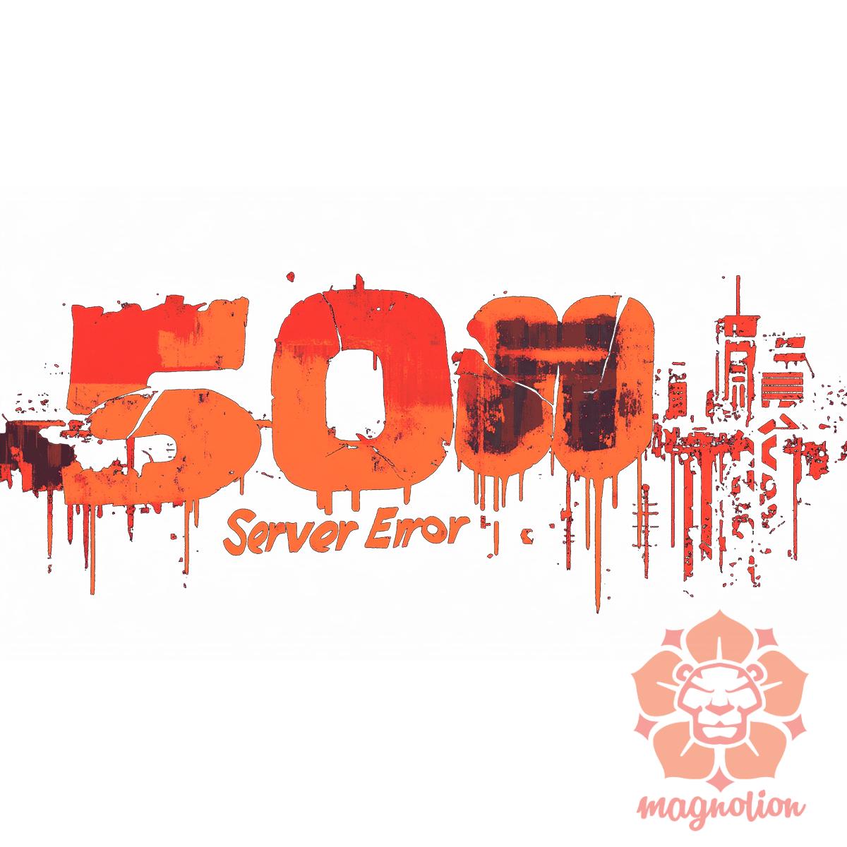 505 server error v10 egyedi póló 