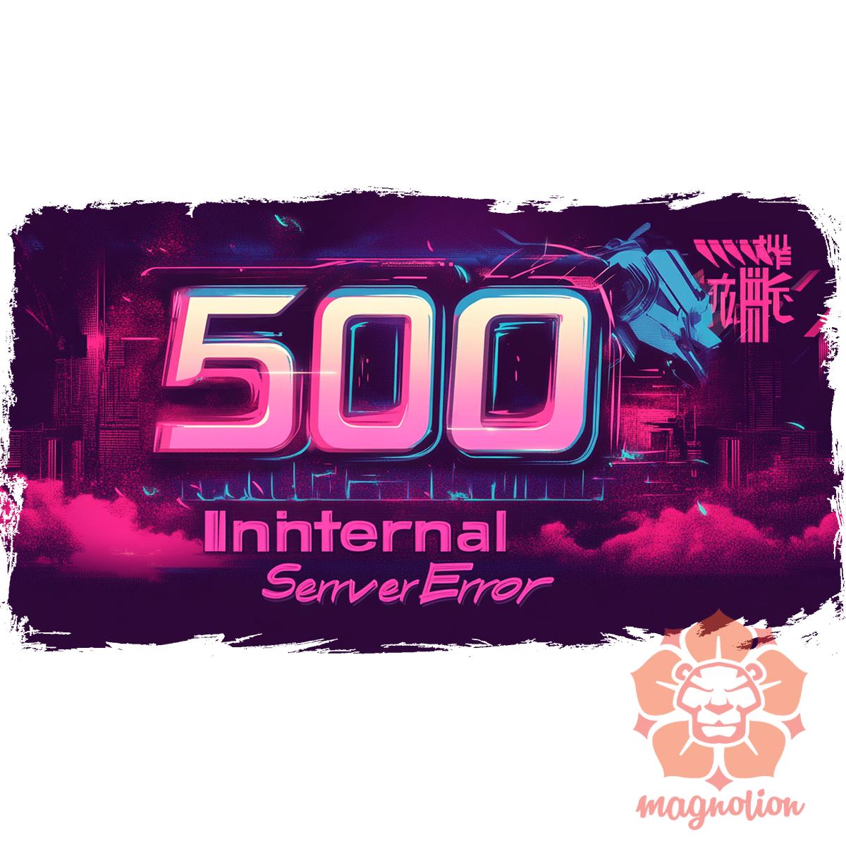 505 server error v18 egyedi póló 