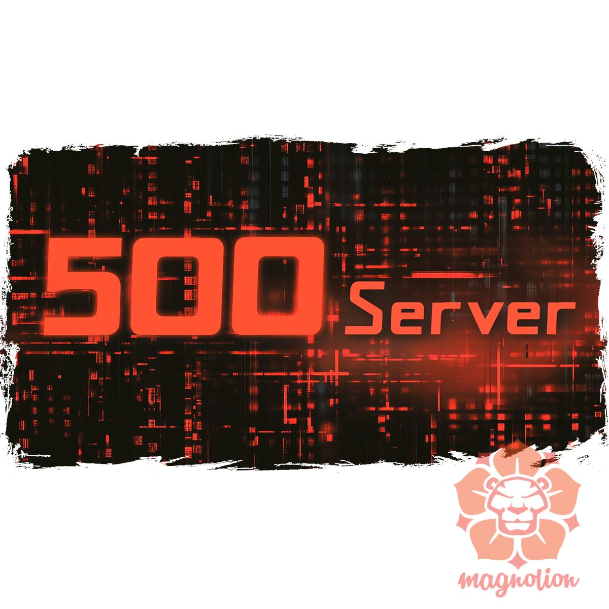 505 server error v3 egyedi póló 