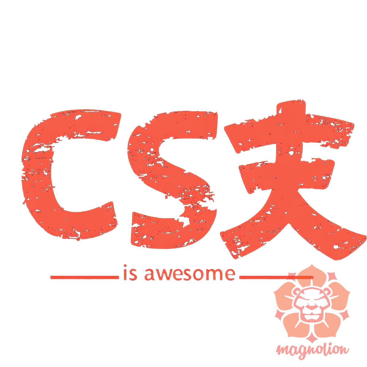 CSS is awesome v3 egyedi póló 