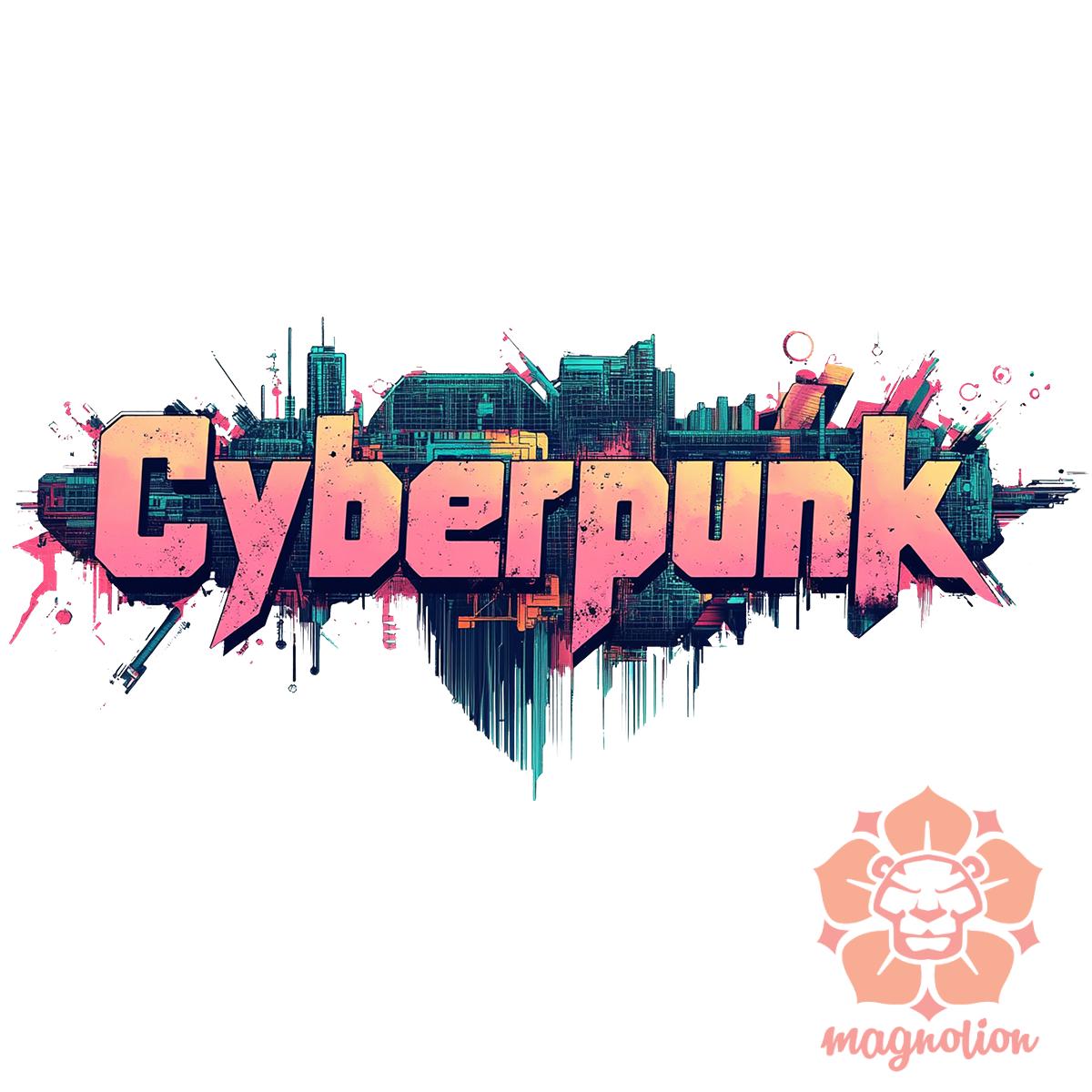 Cyberpunk v28 egyedi póló 