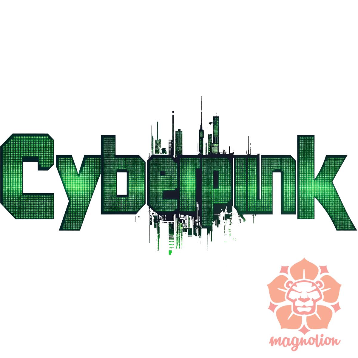 Cyberpunk v5 egyedi póló 