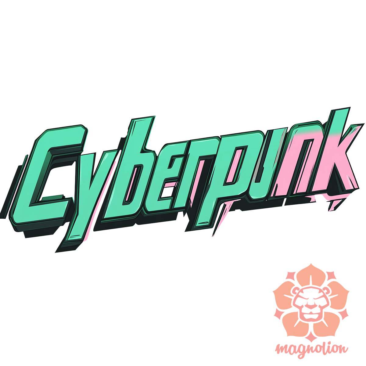 Cyberpunk v8 egyedi póló 