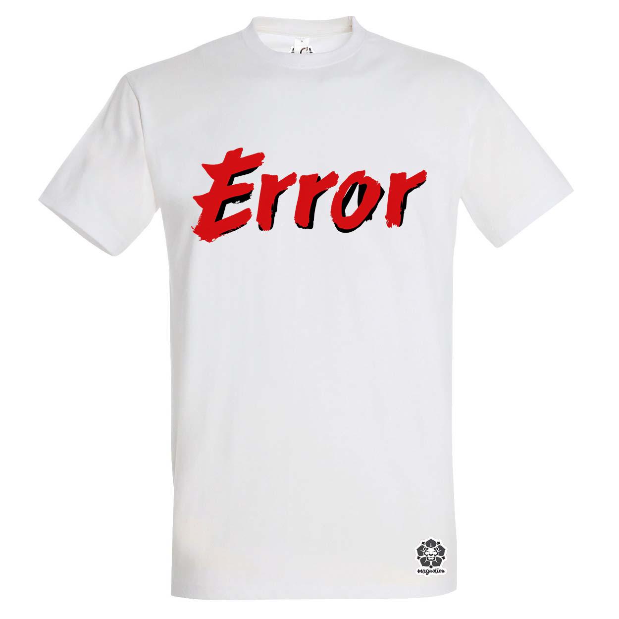 Error v12 egyedi póló 