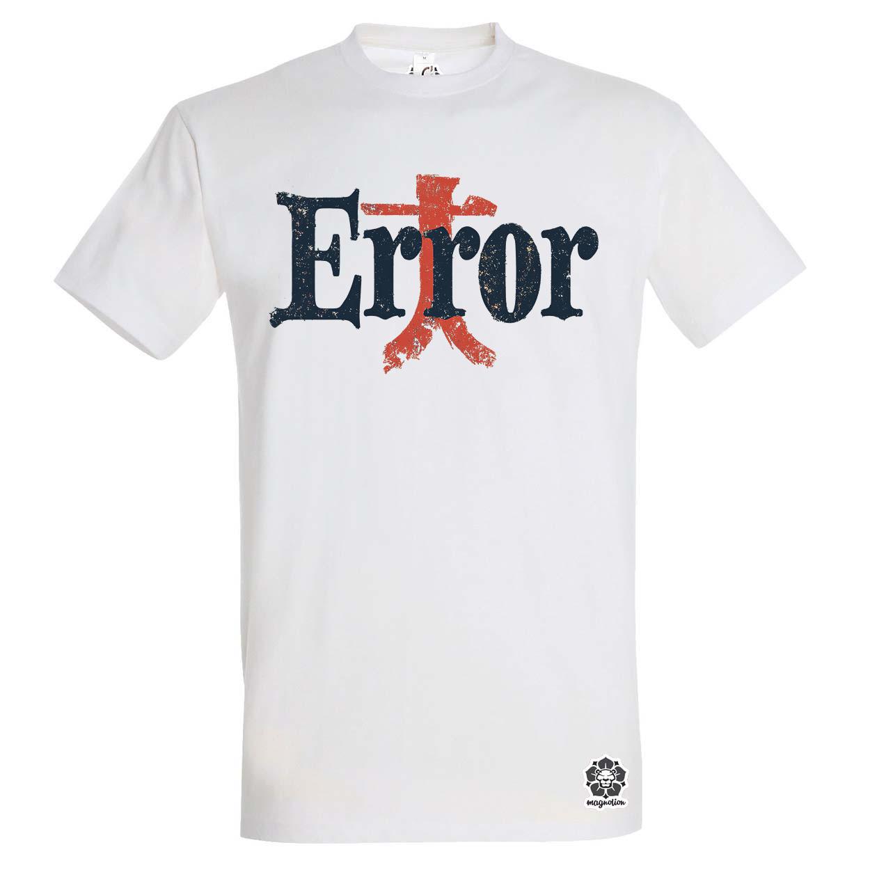 Error v2 egyedi póló 