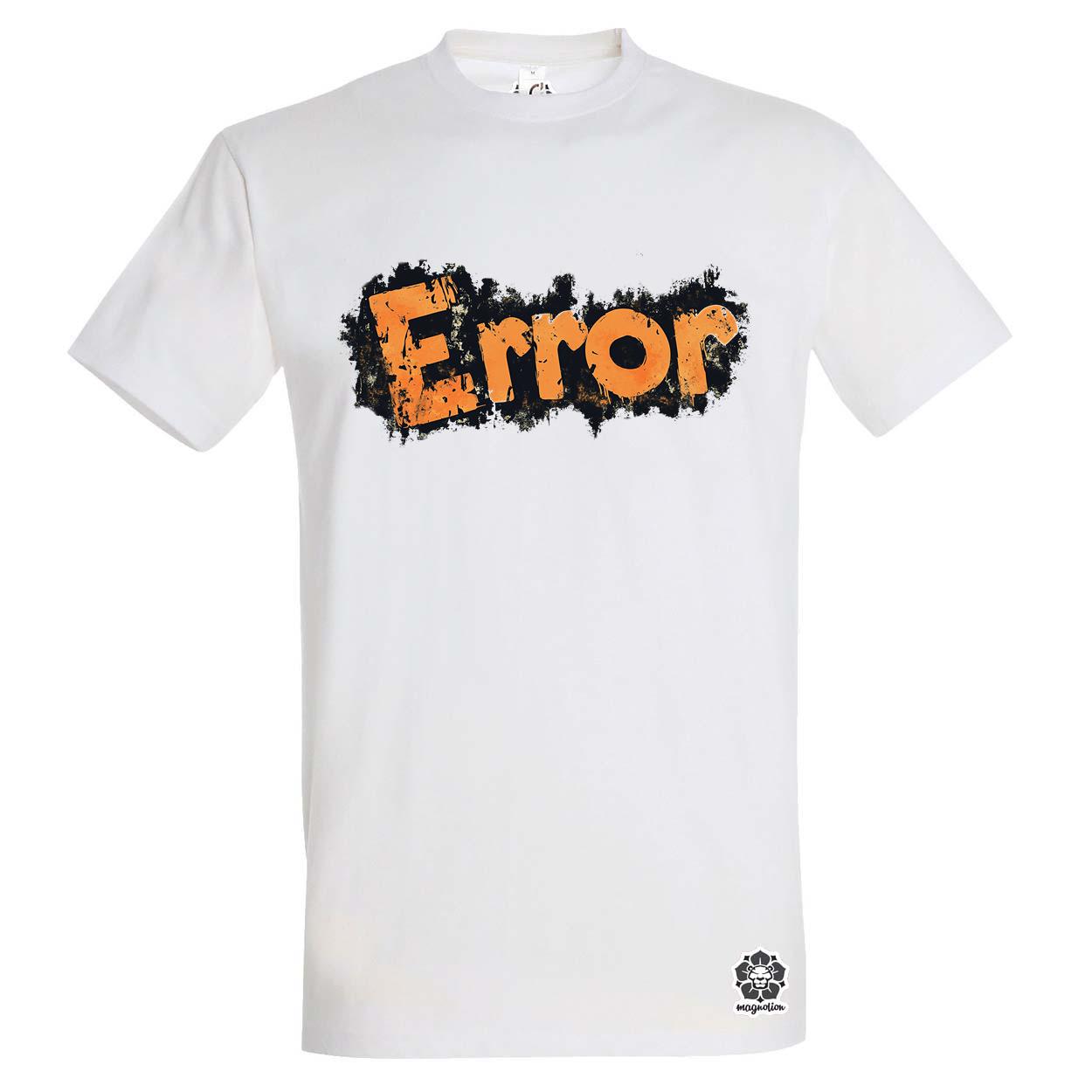 Error v3 egyedi póló 
