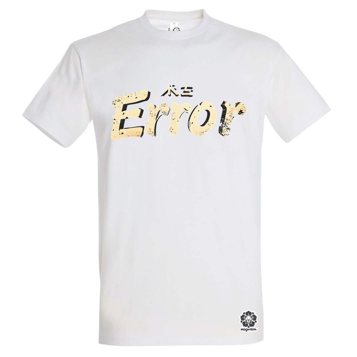 Error v5 egyedi póló 