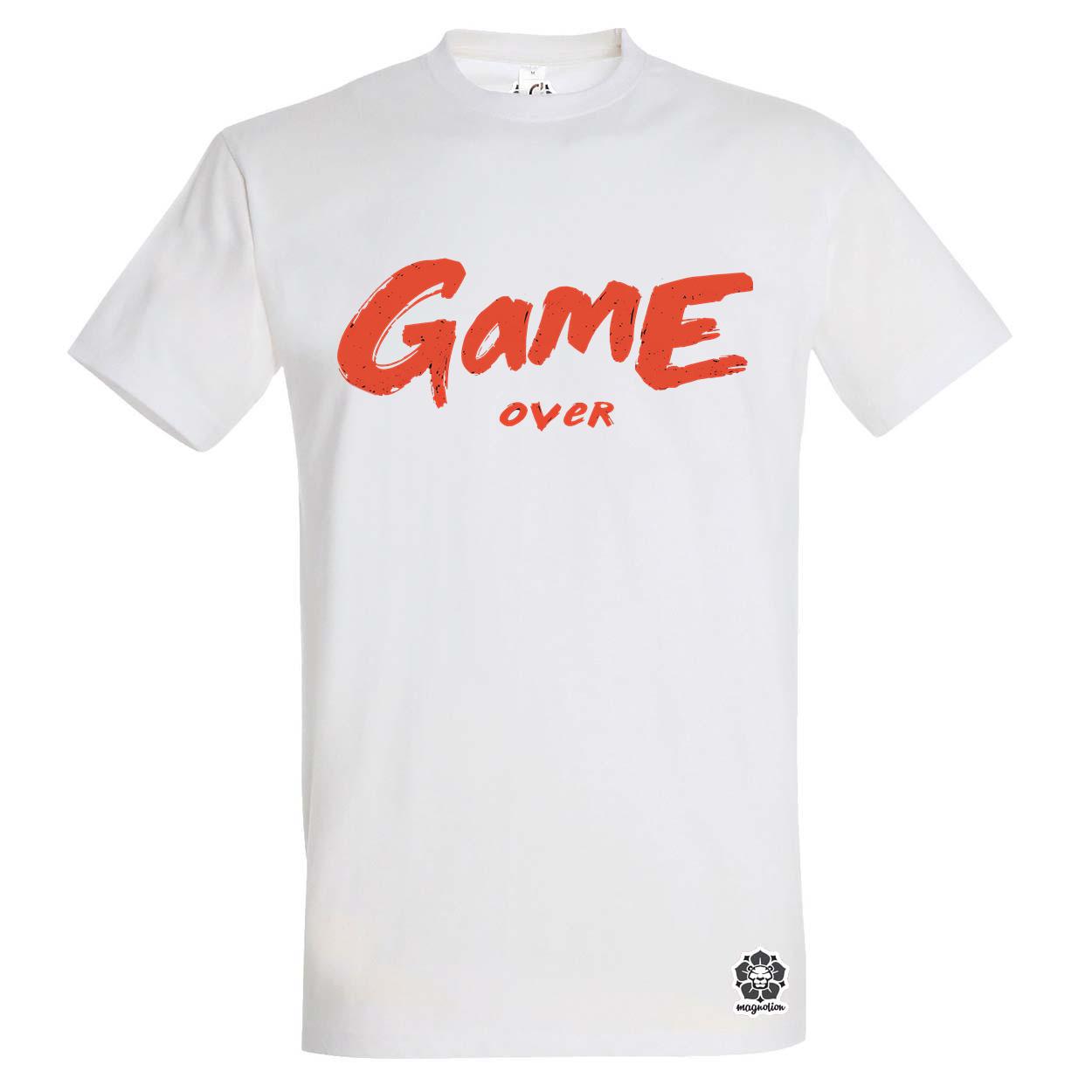 Game over v10 egyedi póló 