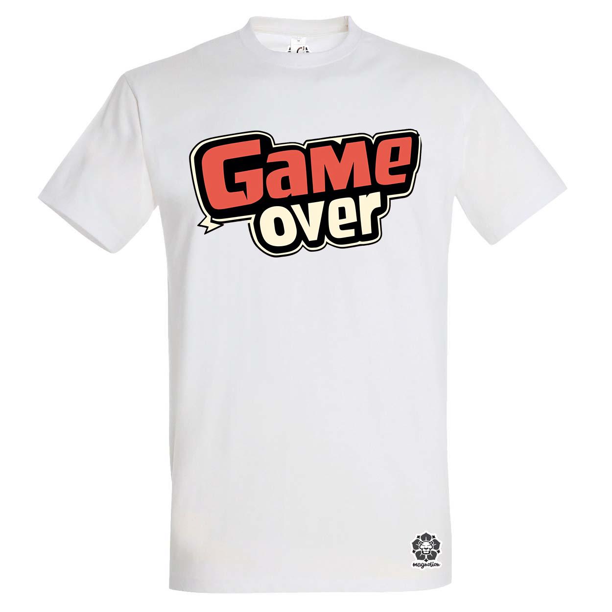 Game over v2 egyedi póló 
