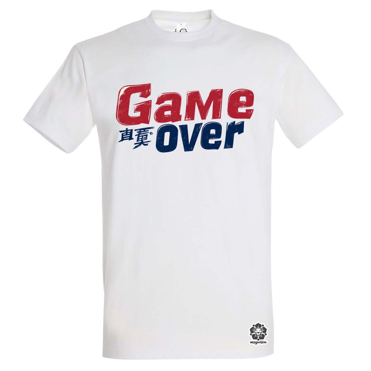 Game over v5 egyedi póló 