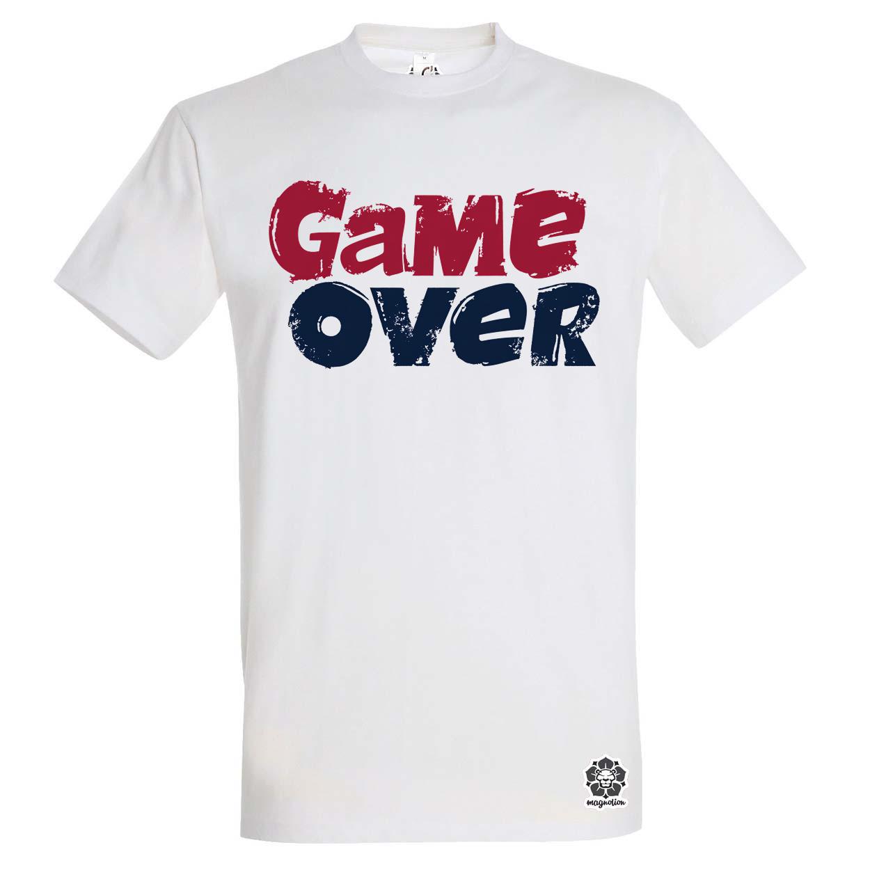 Game over v6 egyedi póló 