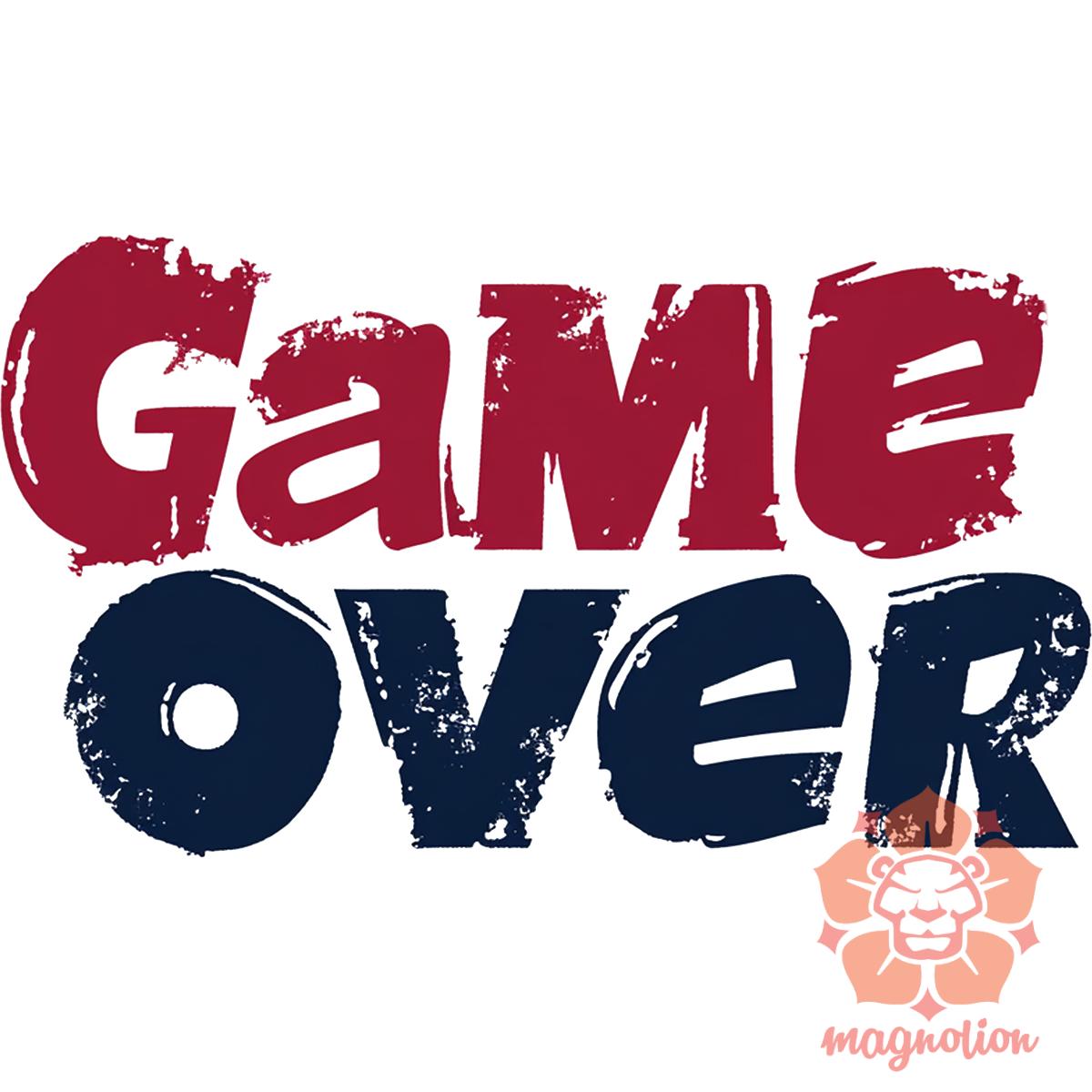 Game over v6 egyedi póló 
