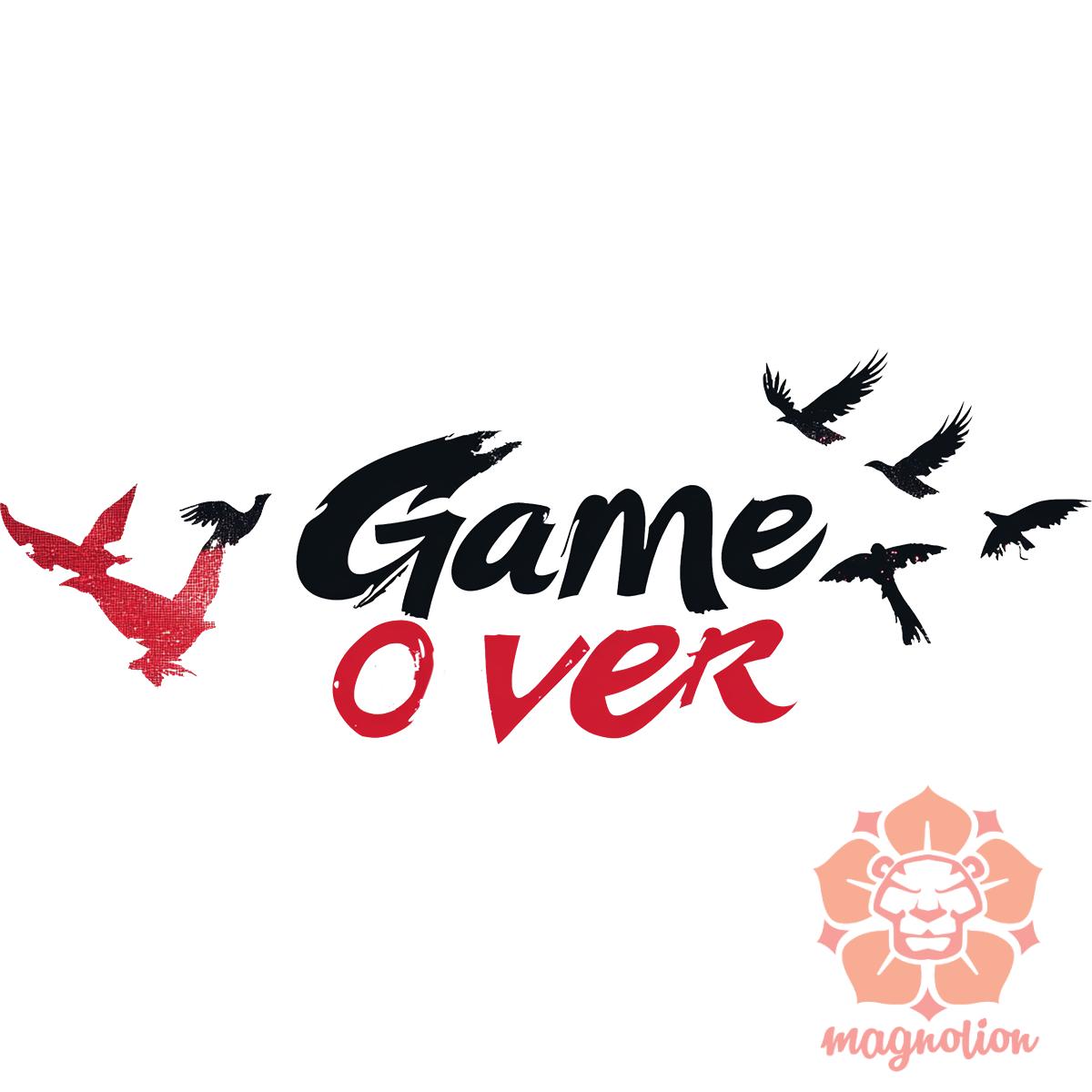 Game over v7 egyedi póló 