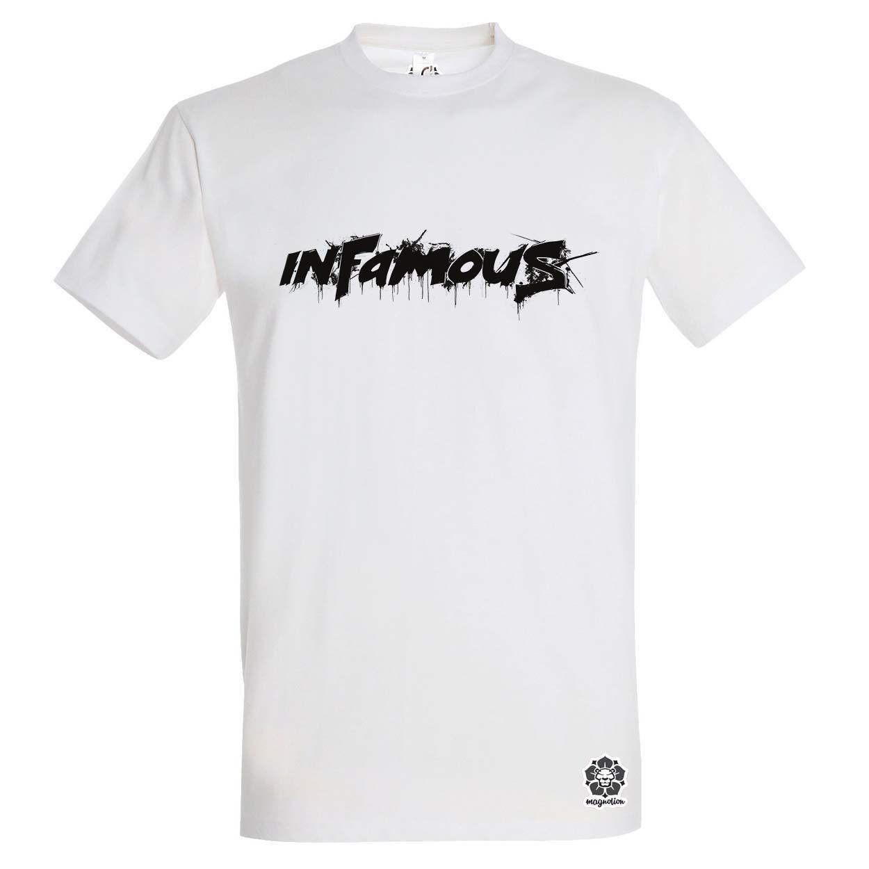 Infamous v1 egyedi póló 