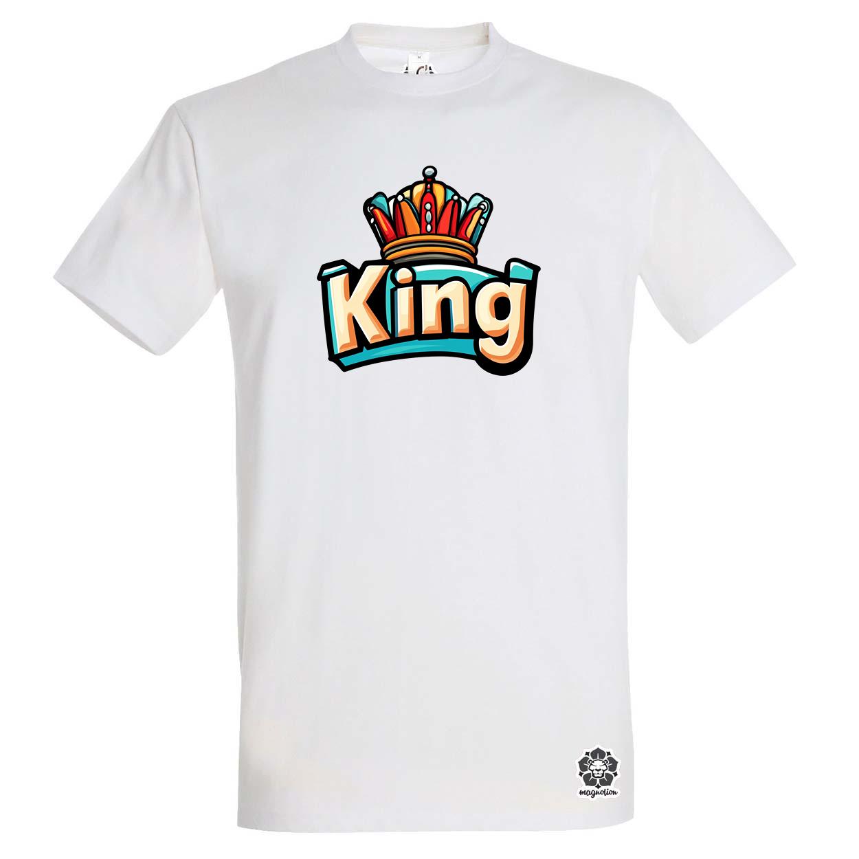 King v10 egyedi póló 