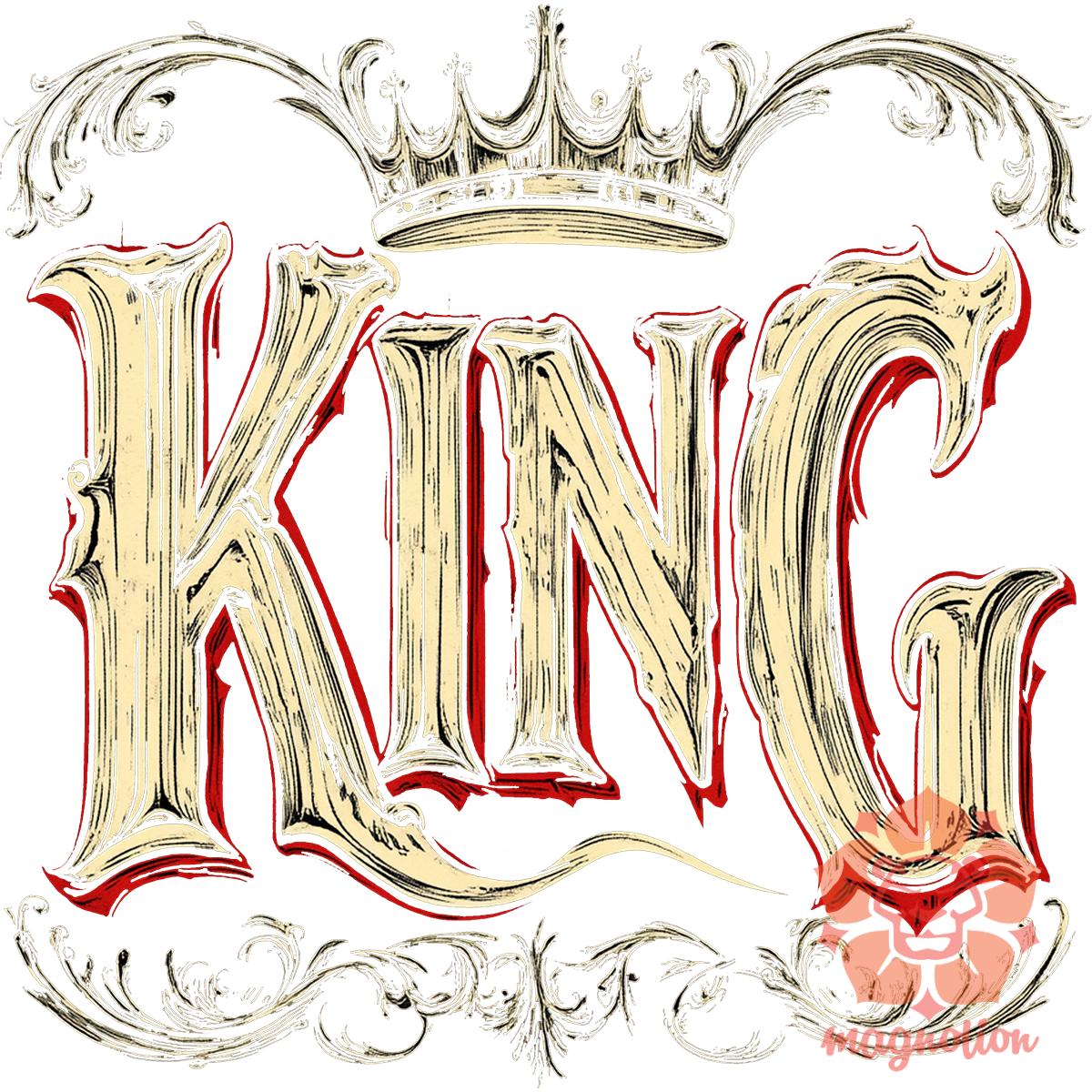 King v2 egyedi póló 