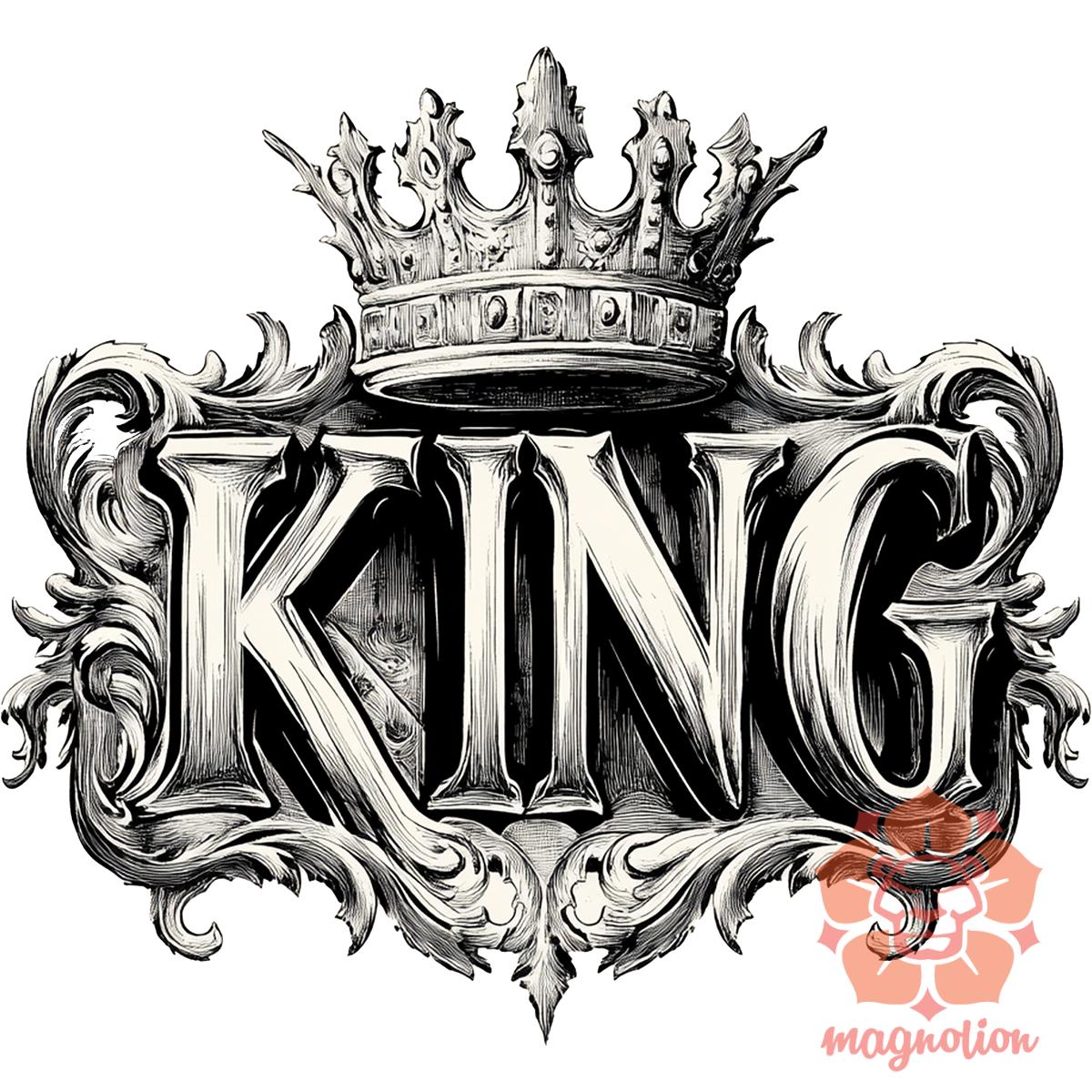 King v3 egyedi póló 