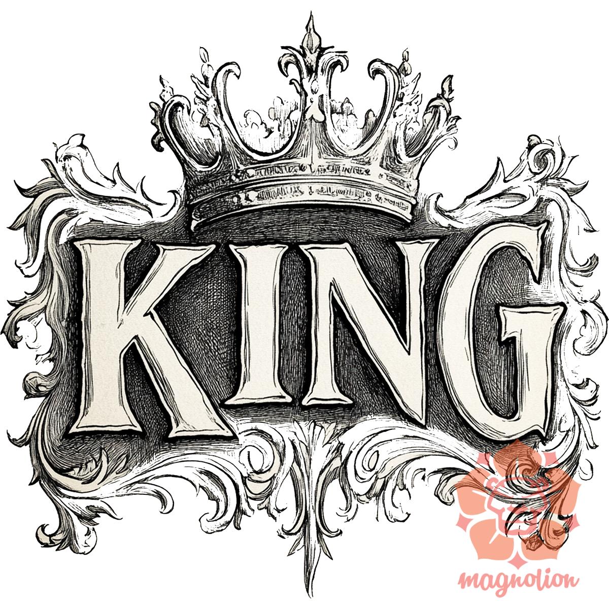 King v6 egyedi póló 