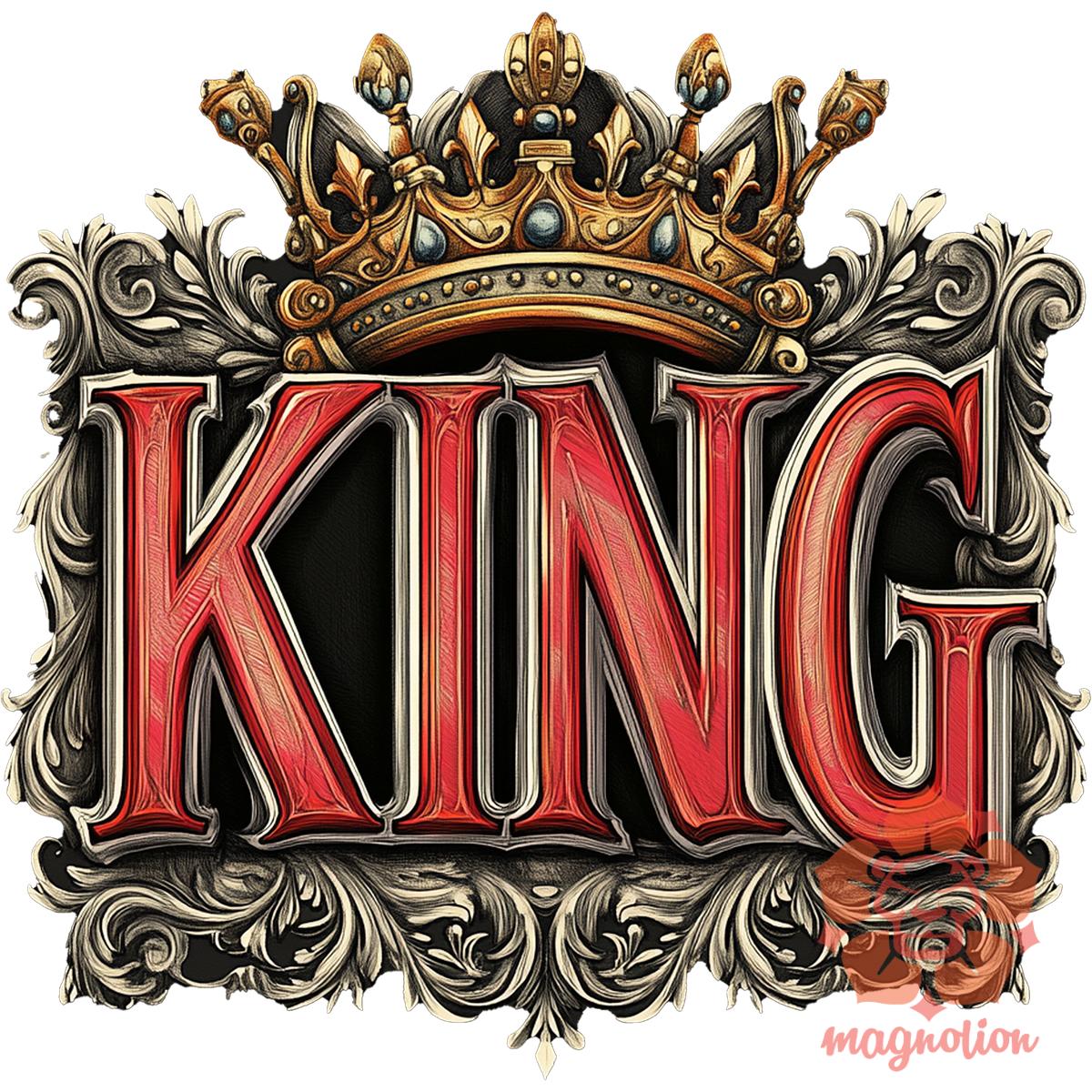 King v7 egyedi póló 