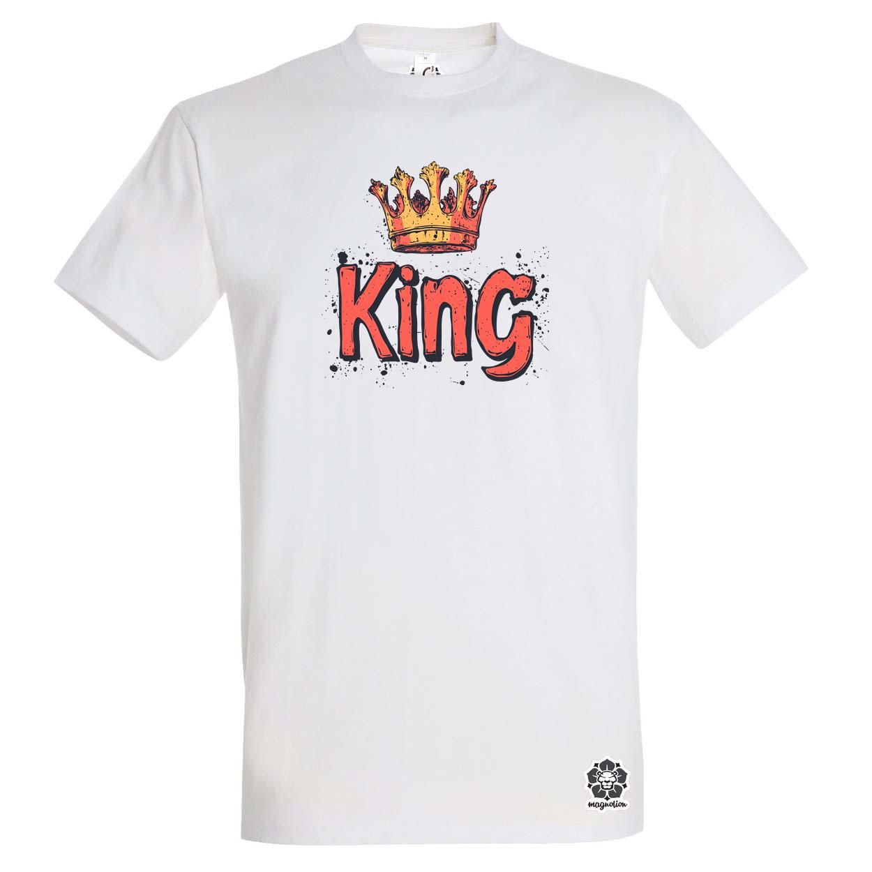 King v8 egyedi póló 