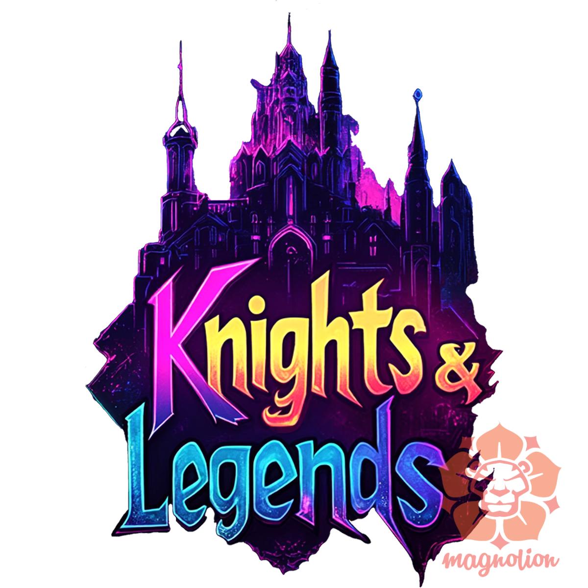 Knights and legends v1 egyedi póló 