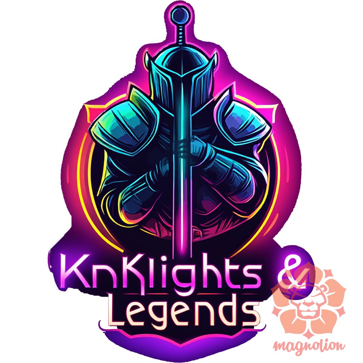 Knights and legends v2 egyedi póló 