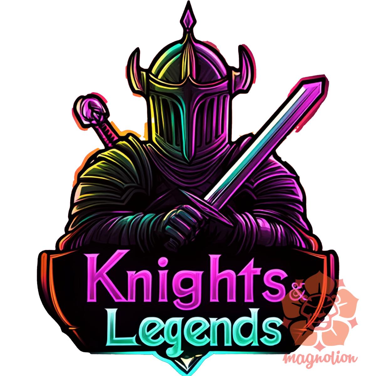 Knights and legends v5 egyedi póló 