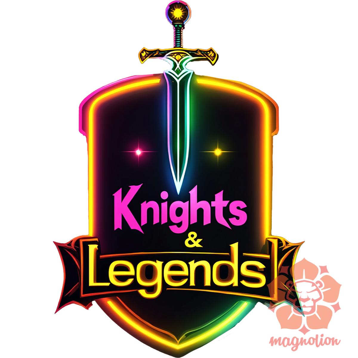 Knights and legends v6 egyedi póló 