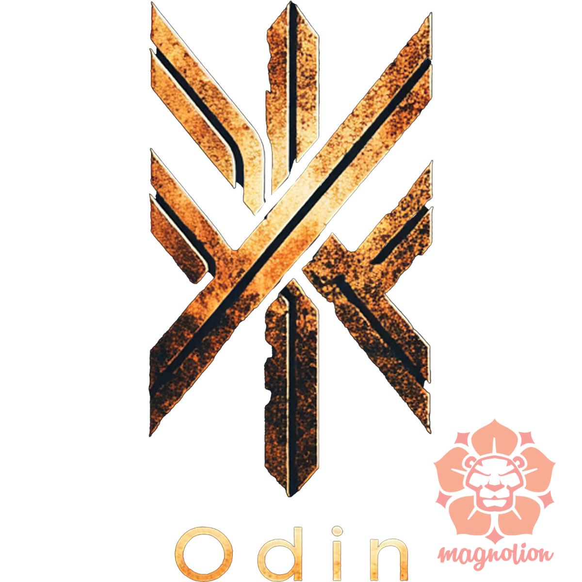 Odin felirat v40 egyedi póló 