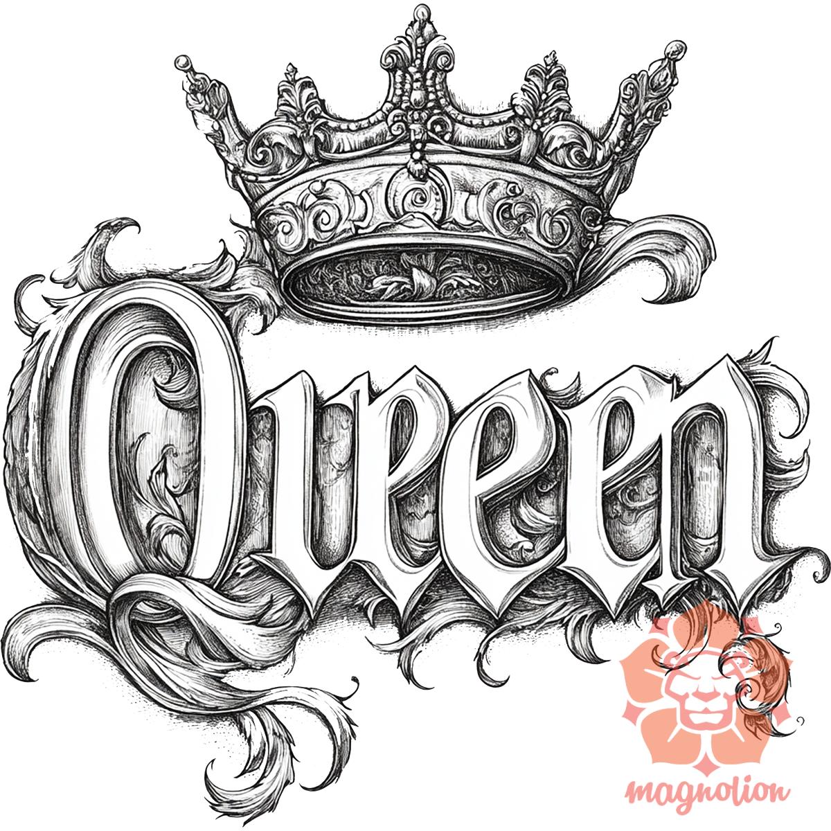 Queen v2 egyedi póló 
