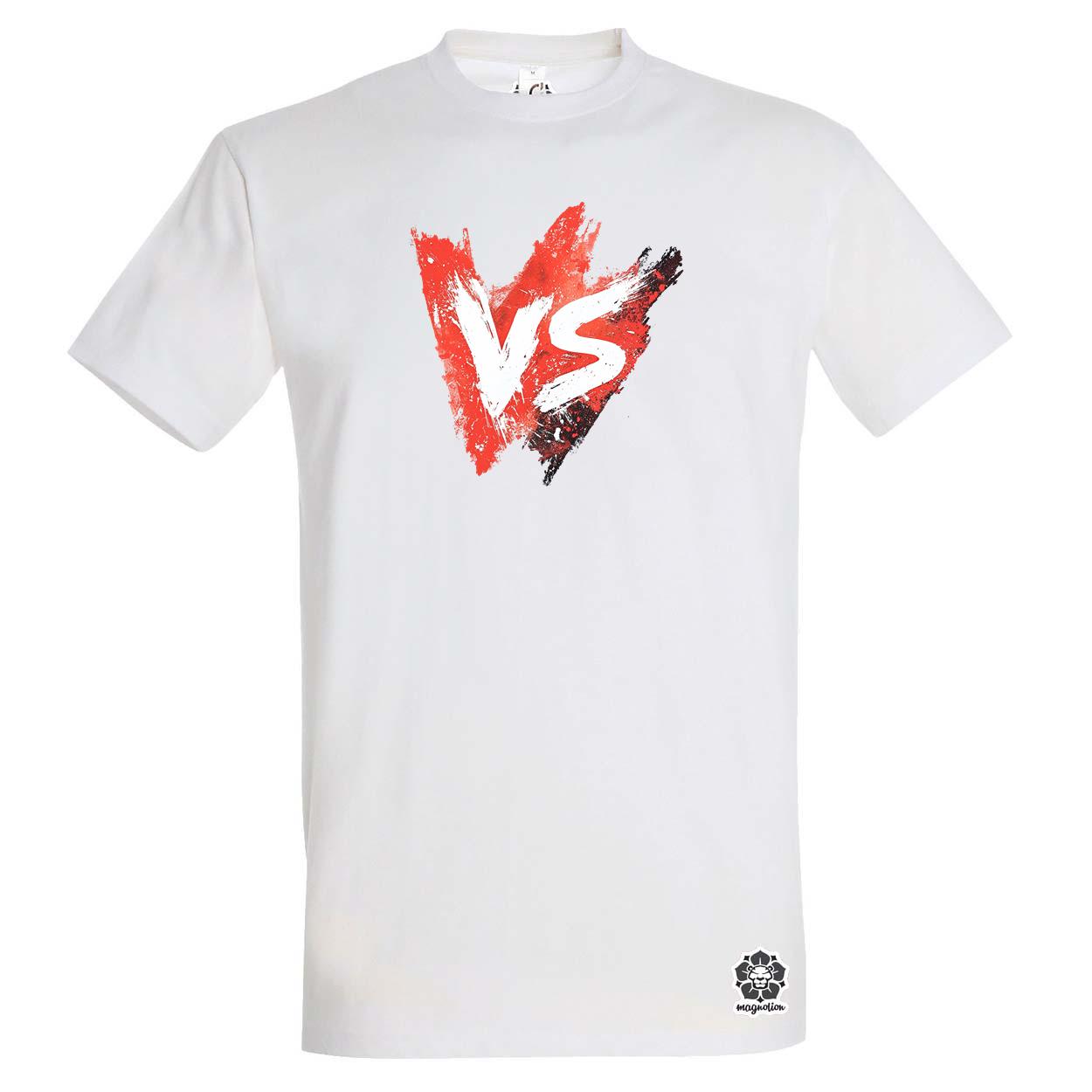 VS felirat v3 egyedi póló 