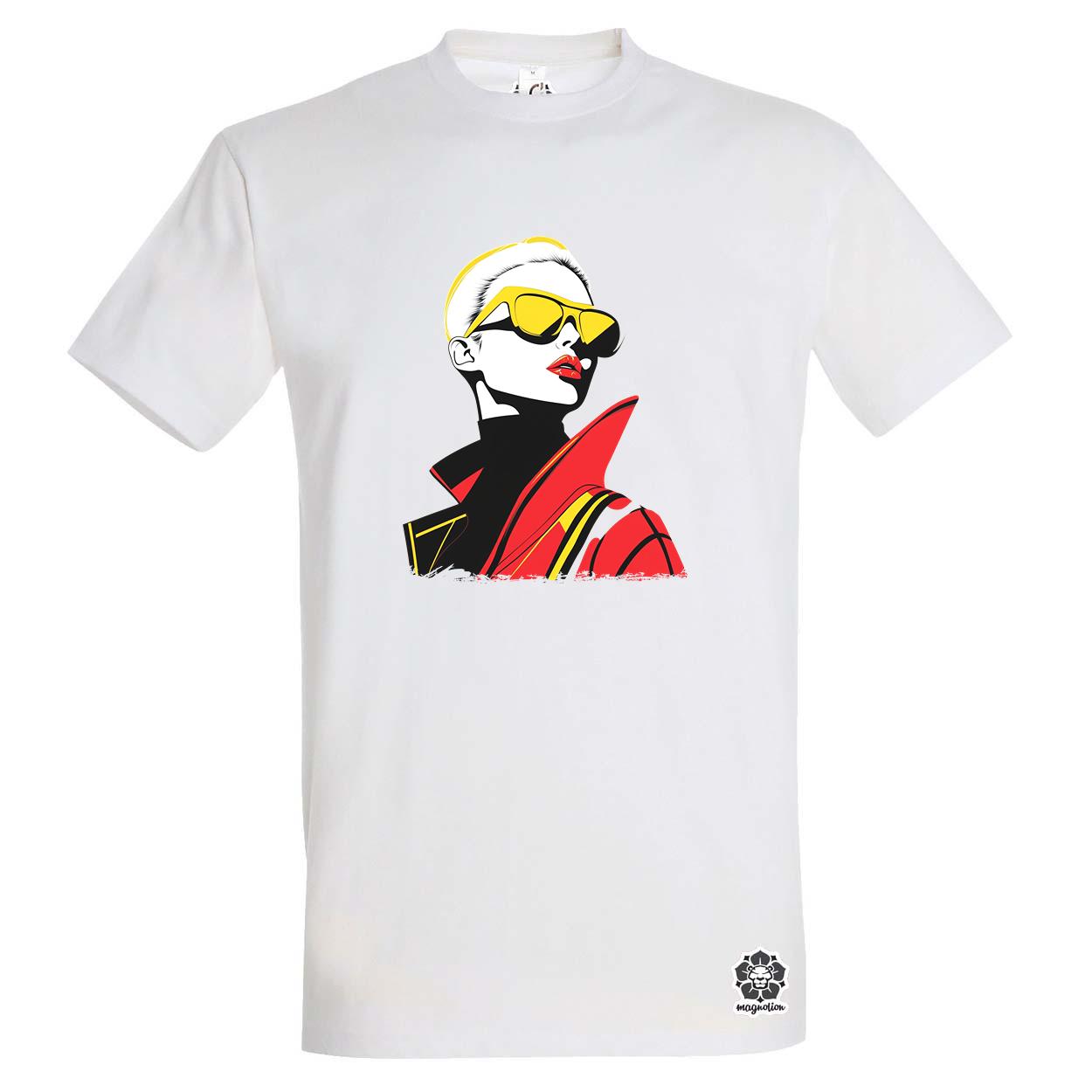 Minimalista portré v2 egyedi póló 