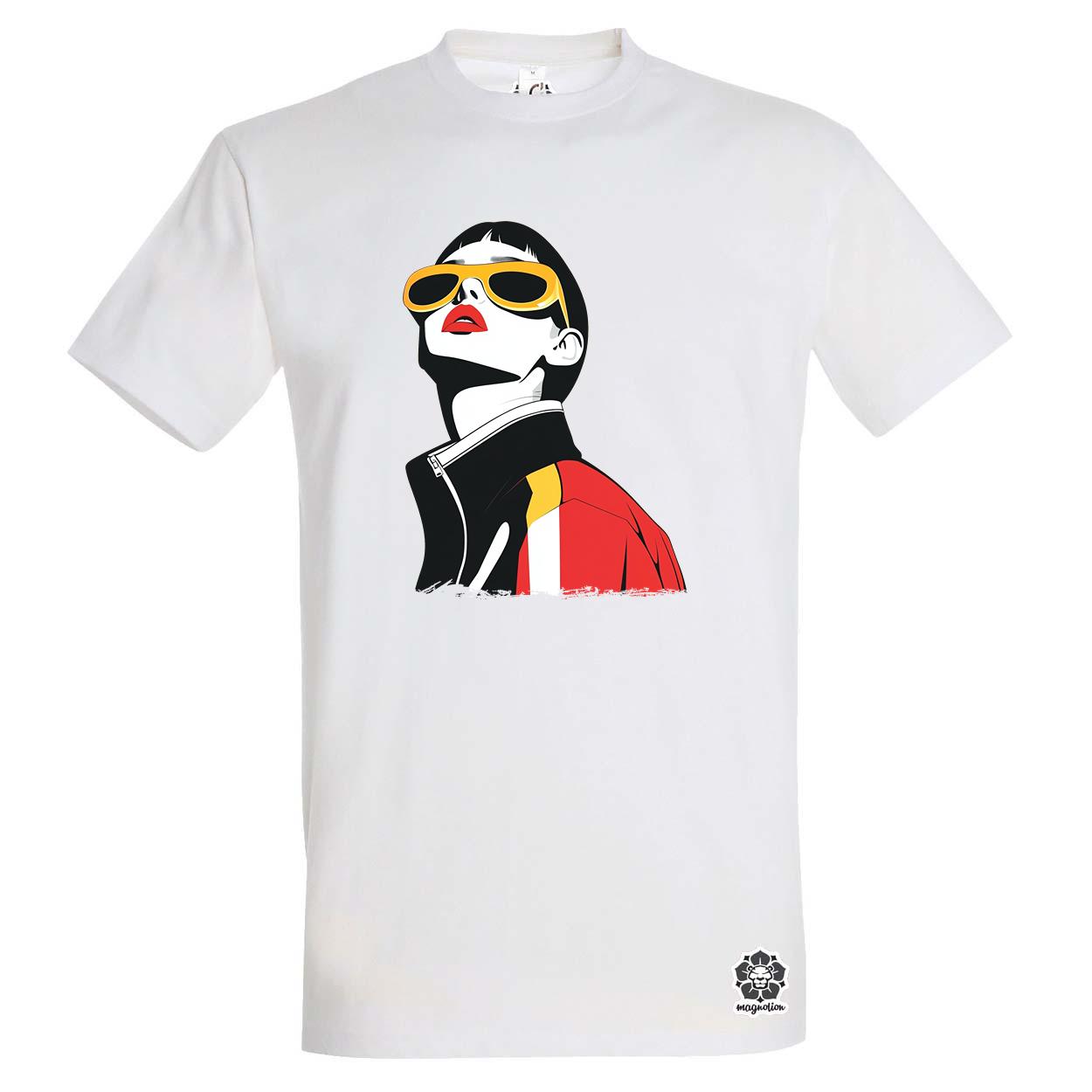 Minimalista portré v3 egyedi póló 