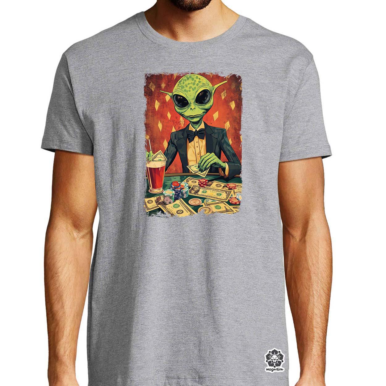 Alien póker v6 egyedi póló 