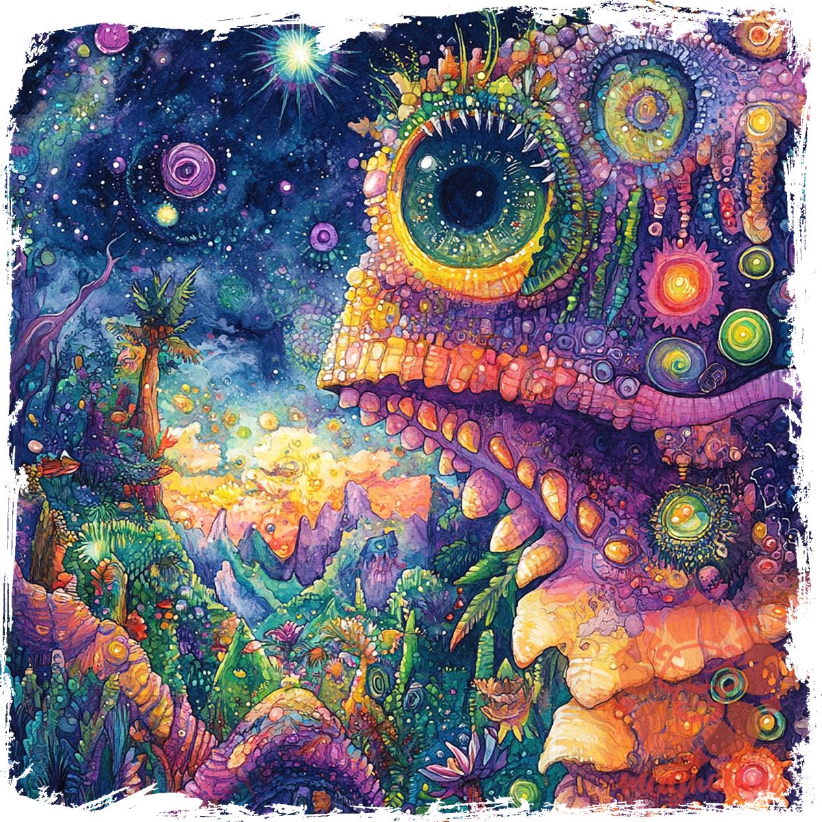 Ayahuasca utazás v15 egyedi póló 