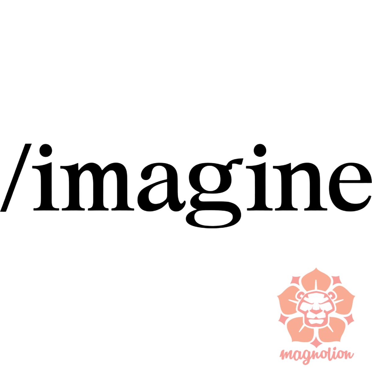 Imagine v2 egyedi póló 