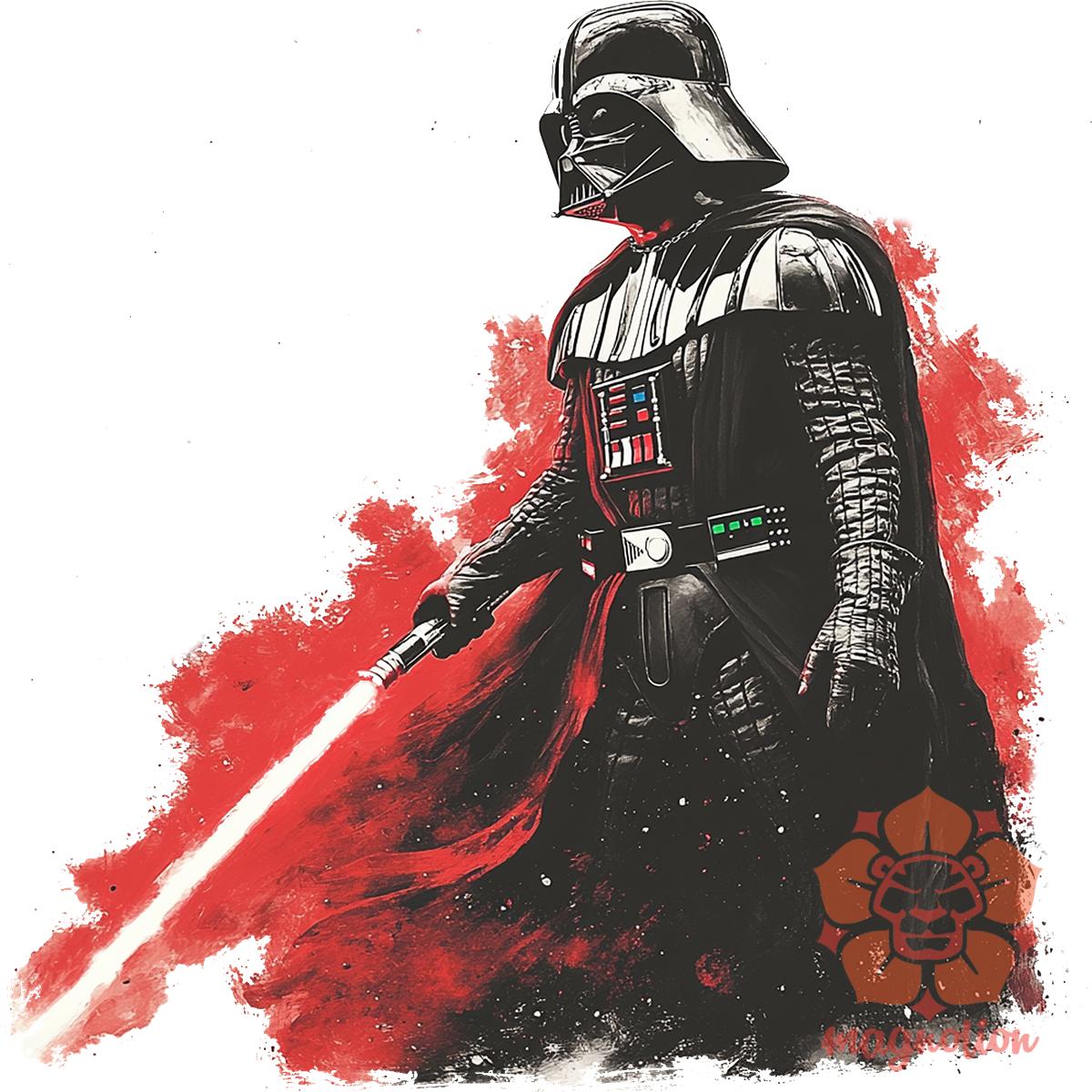 Minimalista Vader v12 egyedi póló 
