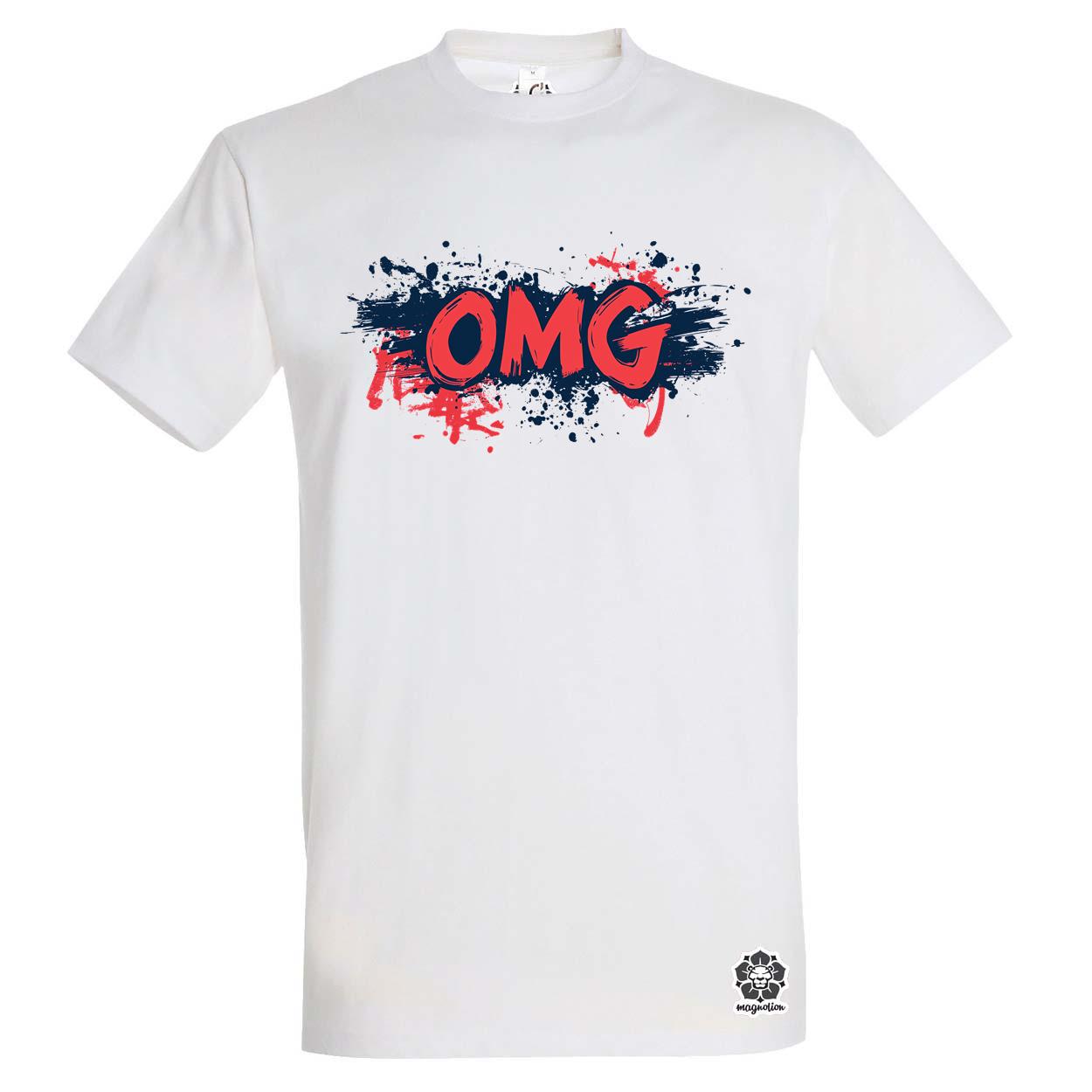 OMG v5 egyedi póló 
