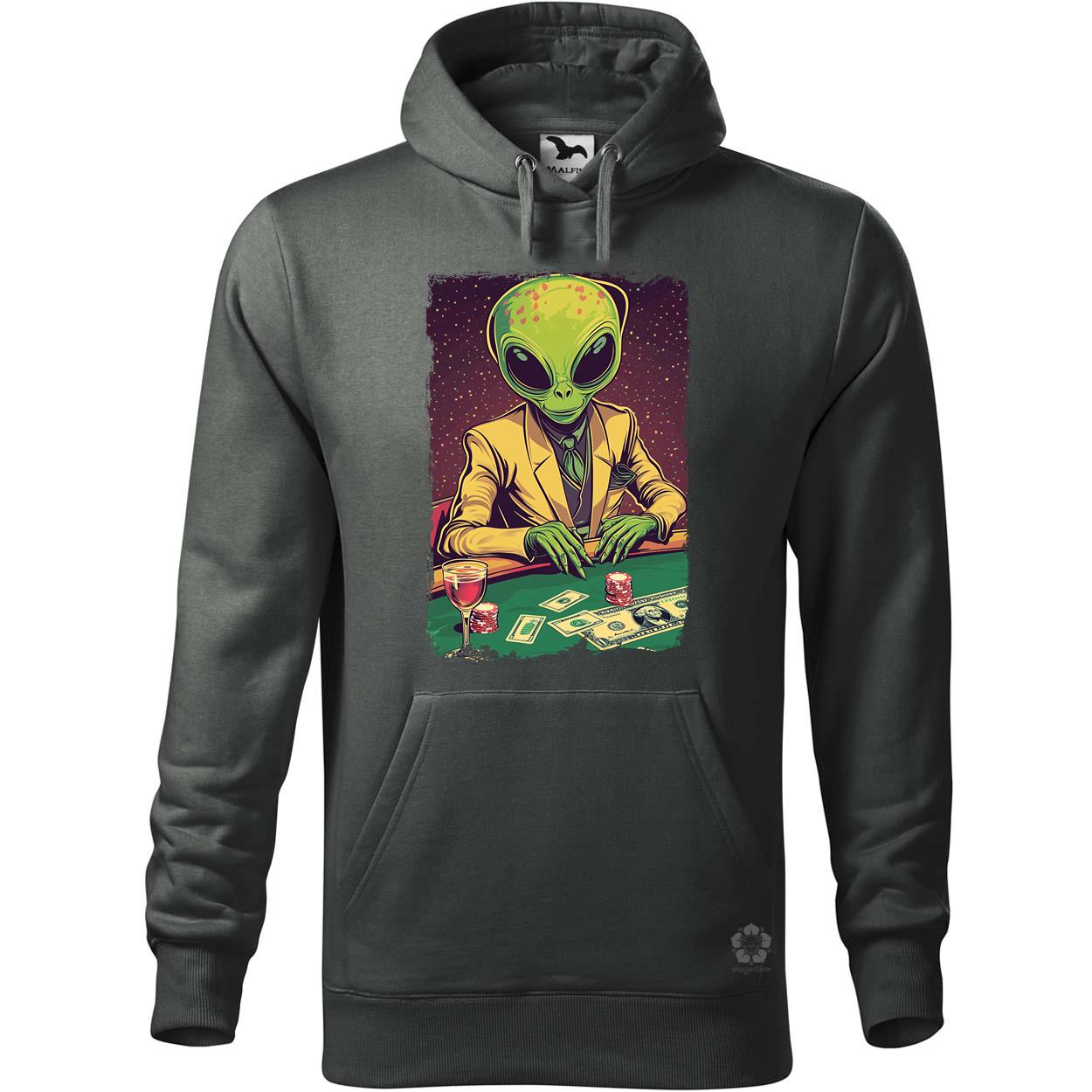 Alien póker v1 egyedi  pulóver 