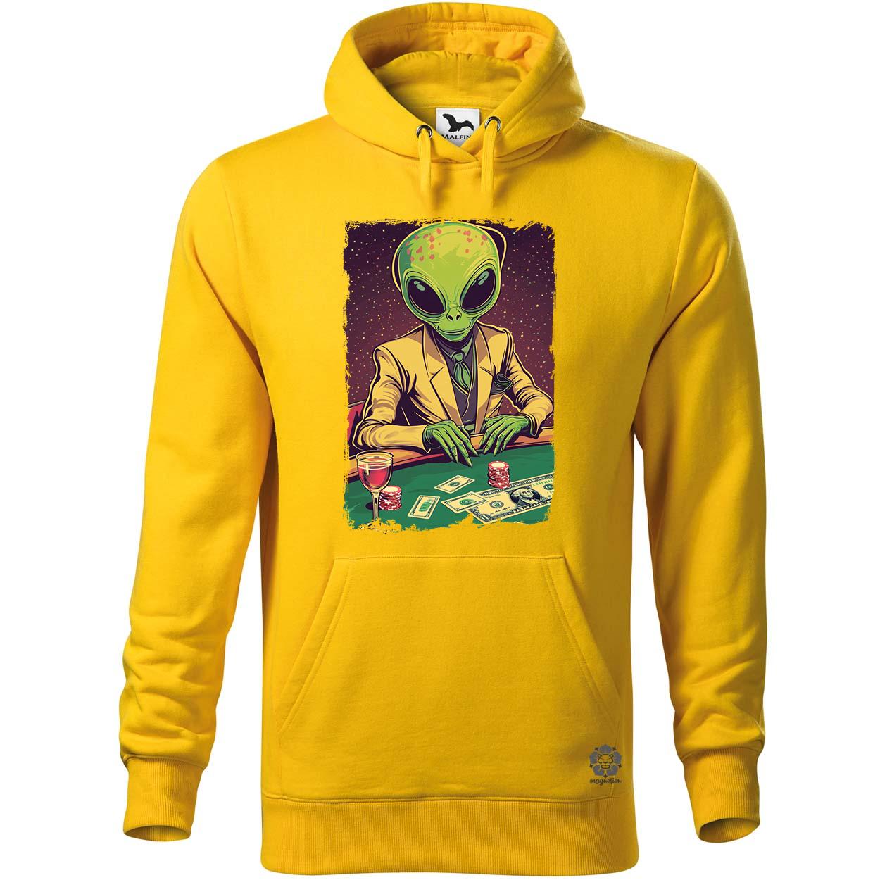 Alien póker v1 egyedi  pulóver 
