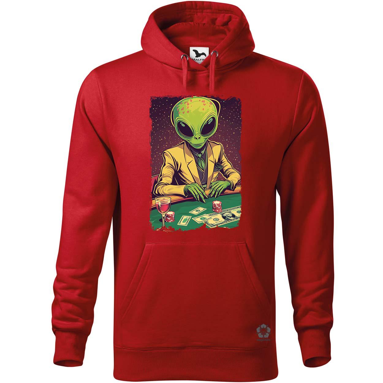 Alien póker v1 egyedi  pulóver 